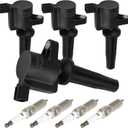 ECCPP 4 ignition coils with 4 iridium Spark Plugs,UF621 Compatible with Ford Fusion 2010-2020 Escape 2009-2019 Ranger 2013-2020 Lincoln MKZ 2011 2012 2013 2014 2015 2016 2017 2018 2019 2020 2.0L 2.5L