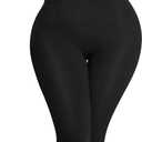 Nebility Compression Leggings for Women Seamless Shapewear Butt Lifting Panties Waist Trainer Tummy Control Thigh Body Shaper (Black, S)