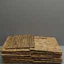 Storage Baskets 11x11inch Cube Baskets 4 pcs Baskets,Foldable Handwoven Water Hyacinth Laundry Organizer,Cube Storage Baskets