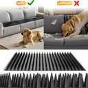 5 Pack Scat Mats for Dogs Heavy Duty Solid PP Pet Deterrent Mats to Keep Dogs Off Couch & Furniture Durable for Indoor & Outdoor Use