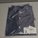 Amazon Essentials Men's Slim-Fit Short-Sleeve Poplin Shirt (Blue, XXXL)