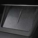 BETTERHUMZ Car Center Console Charging Holder Pad Compatible with Tesla Model 3 Highland 2024 Model Y Juniper 2025 for Alcantara Carbon Fiber Interior Decor Trim Tuning Accessories (Carbon Fiber)