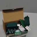 Enhon Slow Twinkling Christmas Light, 100 Lights 35 Ft Twinkle Pulsing Christmas, 5mm LED Wide Angle Soft Random Shimmering Set with Green Wire(Warm White,1 Pack)