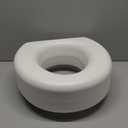 770-610 4 Inch Portable Raised Toilet Seat Riser, Elevated Toilet Seat for Seniors