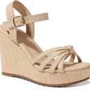 mikarka Sandals for Women 2026: Comfortable Wedge Platform Sandals Women - Braided Espadrilles for Women Ankle Strap Open Toe Wedges Heels Beach Sandals Summer Shoes, 6.5