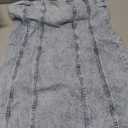 ELLEVEN Strapless Denim Dress for Women Western Mini Jean Dress Bodycon Sexy Summer Dresses for Women 2026 Western Outfit Light Blue Denim X-Large