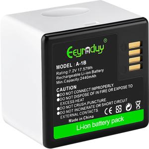 1- Pack Batteries for arlo Pro,Pro 2 Camera,2440mAh Rechargeable Battery