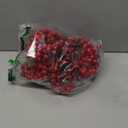 6ft Christmas Red Berry Garland Wreath - Bendable Artificial Deep Red Berry Garland for Indoor/Outdoor Decor for Winter, Christmas, New Year, Fall & Halloween Decorations