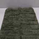 LOCHAS Bathroom Rugs, 24" x17" Bath Rug Non Slip Washable, Absorbent Microfiber Bath Mat Luxury Soft, Cozy Bathroom Carpet for Shower Quick Dry, Olive Green