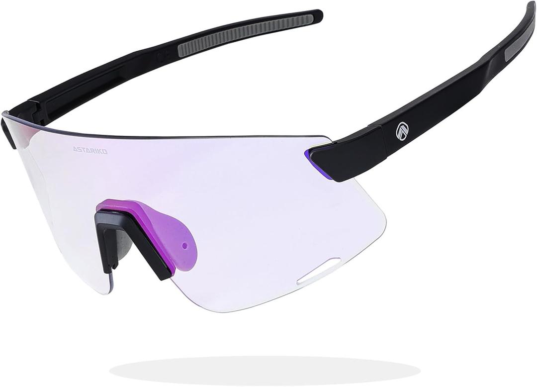 Running Sunglasses for Women & Men - Photochromic Sports Goggle Glasses for Cycling, Hiking, Softball and Baseball Running Sunglasses for Women & Men - Photochromic Sports Goggle Glasses for Cycling, Hiking, Softball and Baseball