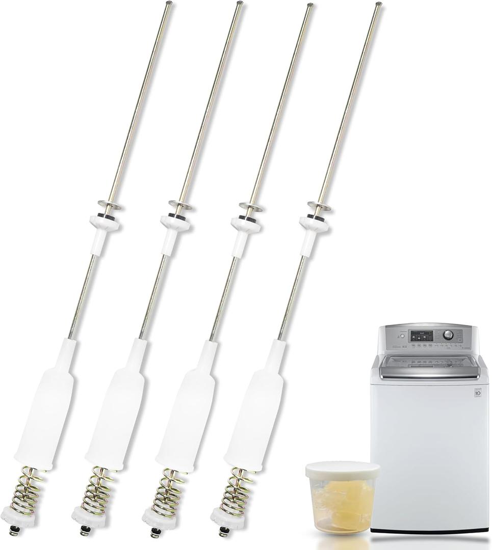 2025 Upgraded 4902FA1665W WT4870CW WT1201CV/W WT5101HV/W WT1101CW WT5001CW Suspension Rods Replace for lg Kenmore Washer WT5070CW WT5170HV WT4970CW 796.31512210 796.31512211, AJK72909308/7 4902EA1002F