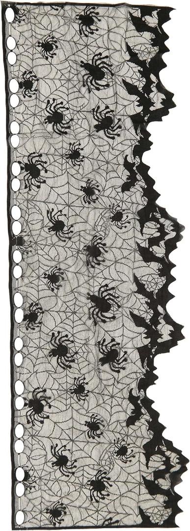 Fun Costumes Sheer Spider Web Lamp Shade Cover Standard