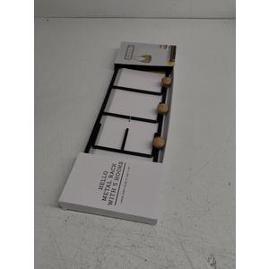 Hello Metal Rack With 5 Hooks