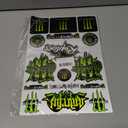 Cretassion Green Reflective Waterproof Stickers Cool for Motorcycle, Motorcycle Helmet, Skateboard, Car and Dirt Bike Motorcycle Decal