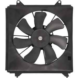 SCITOO 611460 A/C Condenser Engine Cooling Fan Assembly Replacement Fit for 2013-2017 for Honda for Accord