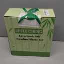 Shilucheng Queen Sheet Sets, Blend Rayon Derived from Bamboo, Breathable & Cooling Bed Sheets 4 Piece, Deep Pocket Up to 16", Hotel Silky Bedding for Hot Sleepers, Dark Grey