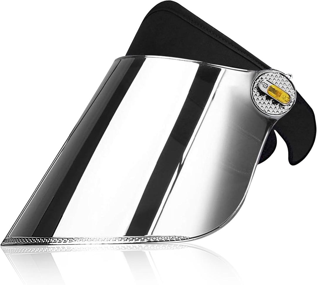 WAYCOM Sun Cap, Sun Visor Hat - UV Protection Hat -Premium UPF 50+ Hat for Hiking, Golf, Tennis, Outdoors (One Size, Black)