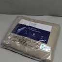 Duvet Cover King Size Set - Extra Soft King Duvet Cover 104" x 90" with 2 Pillow Shams - Hotel Luxury, Easy Care and Fade Free w/ Zipper Closures & Ties - All Season, Comfy, Cozy & Breathable (Khaki) (16 - Khaki (No Comforter))