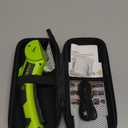 Cordless Electric Scissors: 4V Rechargeable Rotary Cardboard Cutter, 3000mAh Battery, with LED Light, 2 Blades, Box Cutter for Fabric Carpet Carton Plastic Leather Cloth (Green)