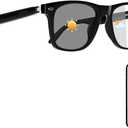 AI Translation Glasses, Smart Glasses Powered by Chat GPT, Photochromic Lenses, Support 160+ Languages, Real-Time Translation via APP, Bluetooth Glasses for Men & Women, Meeting Travel Trade (Black)