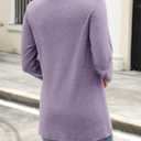 Syellowafter Womens Summer 3/4 Sleeve Tops Casual V Neck T Shirts Fashion Loose Fit Basic Tunic Tees (M)