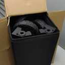 Collapsible Wagon Cart with Wheels Foldable - Folding Utility Heavy Duty Wagons Carts for Grocery Sports Garden Shopping Camping Wheelbarrows (Black, 120L)