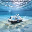 2026 Update WITBOX Cordless Robotic Pool Cleaner, C2 Automatic Pool Cleaner with Dual Motor,210-Min Runtime,Pool Vacuum for Above Ground Pool Up to 2200Sq.Ft,2.7L Filter Basket,Auto-Parking,Light Blue