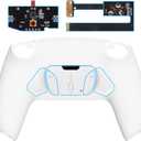 eXtremeRate White Programable RISE4 Remap Kit for PS5 Controller BDM 010 & BDM 020, Upgrade Board & Redesigned Back Shell & 4 Back Buttons for PS5 Controller - Controller NOT Included