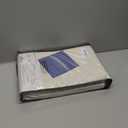 100% Blackout Shield Linen Blackout Curtains for Bedroom 84 Inches Long, Back Tab/Rod Pocket Living Room Drapes, Thermal Insulated Blackout Curtains 2 Panels Set, 50" W x 84" L, Cream