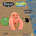 Fuggler Series 2 Farting Figures Sensor-Activated Noisy Collectible Figure with Hidden Sound Surprise Creepy Expressions Weird Fun (Grin Grin)
