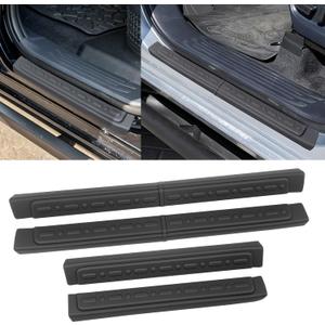 Door Sill Guards Kit Fit for 2024-2026 Toyota Tacoma Double Cab Accessories Entry Guard Protector Door Sill Protector