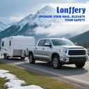 Lonffery Trailer Axle Spring Perch Seats for 2-3/8" Round Axles, Supports 3500lbs Trailer Axle, 4-Pack for Tube Mount