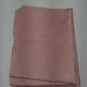 Sparkle and Bash 3-Ply Paper Dinner Napkins - Pink Napkins with Scalloped Gold Foil Edges - Disposable Absorbent for Weddings & Parties - 3 Ply, Pink - 50 Pack - 4 x 8 in