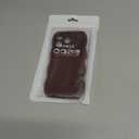 Anuck for iPhone 15 Pro Case Wave, Curly Frame Design for Women Girls, Cute Wavy Solid Color Aesthetic Phone Case Soft Flexible TPU Shockproof Full-Body Protective Cover 6.1" - Wine Red