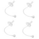 Accessories for Boys and Girls Bottle Sucker Straw Water Bottle Spout Learning Drinking Cups Straw, 4Pcs