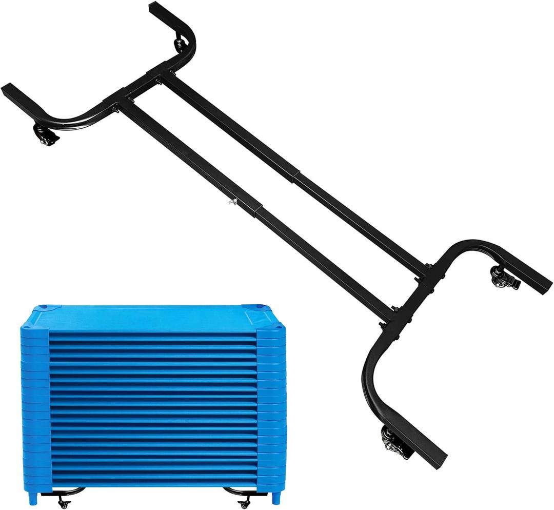 Montex Kids Cot Carrier Universal Fit, Kids Cots Carrier for Sleeping Portable, Holds Up to 24 Daycare Cots, Kid Cot Carrier with 4 Industrial Strength Casters