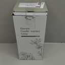 Candle Lamp Warmer, Wide Base Scented Candle Warmer with Timer and Dimmer, Adjustable Candle Melting Lattern, Home Decor Table Lamp (Orange)