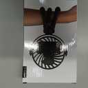 Mini Portable Stroller Fan, Battery Powered Clip On, Detachable 3 Speed 360 Rotating Flexible Handheld Tripod Fan for Car Seat Crib Treadmill Travel, Black