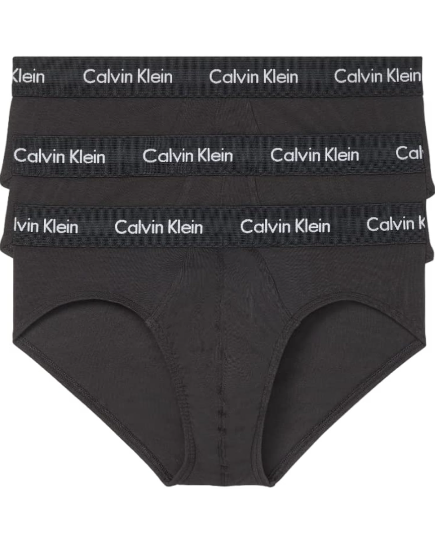 Calvin Klein Men's Cotton Stretch 3-Pack Brief, Size Medium