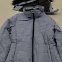 Skieer Women's Waterproof Ski Jacket Warm Puffer Jacket Thick Hooded Winter Coat Size S