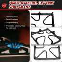 WB31K10034 Cast Iron Rack Grate Replacement Parts For GE Burner Grate Stove Parts General Electric Gas Range Parts Stove Surface Top Grate