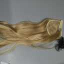 Silk-co Straight Pony Tail Hairpiece Clip in Hair Extensions 26" Wrap Around Ponytail Long for Women (Ash& Blond/Blond)
