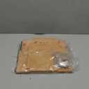 Ruisita 15 Pack Christmas Cupcake Boxes Cookie Boxes Kraft Brown Bakery Boxes with Windows 4 Holes Gift Treats Container with 15 Tags for Holiday Gift Giving, Candy, Cakes, 6.3 x 6.3 x 3 Inches