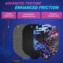 niupipo Pickleball Paddles Set of 2/4, USAPA Approved Lightweight Pickleball Rackets, Durable Fiberglass Surface with Polypropylene Honeycomb Core, Cushion Grip and Carry Bag (Blue & Purple)