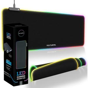 RGB XXL Gaming Desk Pad - 31.5x11.8, LED Lighting, 13 Modes, Keyboard & Mouse Mat