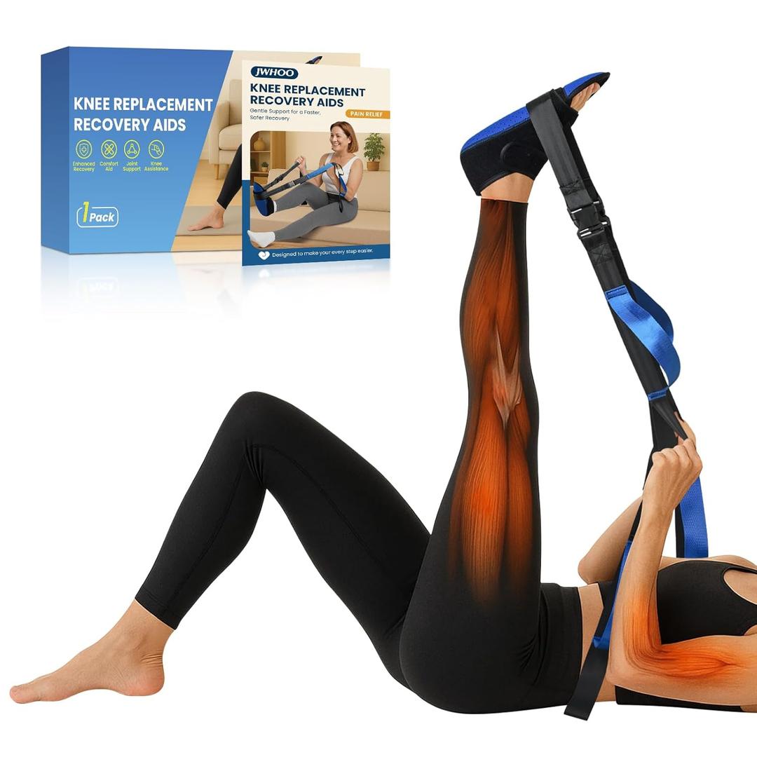 Knee Replacement Recovery Aids - Soft Knee Surgery Recovery Equipment Rehabilitation Equipment For ACL PCL MCL Knee Surgery, Improve Mobility & Flexibility