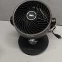 DREO Fan for Bedroom, 13-Inch Oscillating Table Air Circulator Fan for Whole Room, 120 Tilt Adjustment, 25dB Ultra-Quiet, 75ft Powerful Airflow, 4 Speeds Desk Fans with Remote for Home, Office