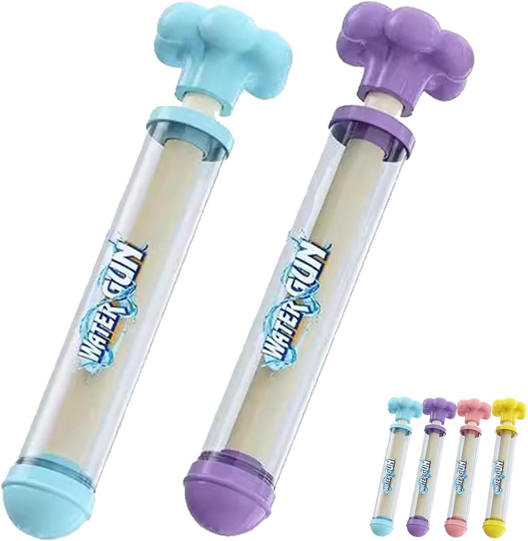 Firework Water Gun, Romantic Fireworks Style Water Spray Toy for Couples, High Pressure Pull-Out Sprinkler Spray Toys for Bathing, Pool, Party Entertainment (2Pcs D)