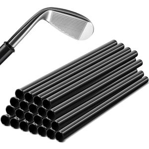 Wettarn 21 Pcs Black Plastic Golf Club Tube Bulk, Individual Golf Tubes Dividers for Clubs Bag Accessories for Men Women Club Holder Collector, 1.5 Inches Size
