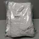 Amazon basics 2 piece Lightweight quick-dry oversize bath towel, 100% cotton, White, 62" x 30"